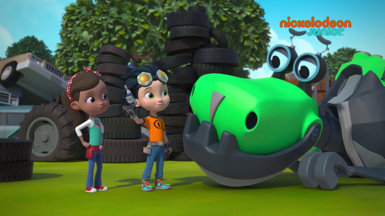 Rusty Rivets : inventeur en herbe | La nouvelle batterie | NICKELODEON JUNIOR