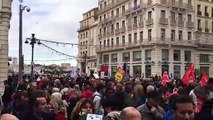 Marseille : 1000 à 1500 manifestants CGT et lycéens contre le gouvernement