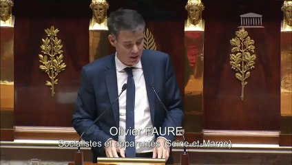 intervention d'Olivier Faure : Motion de censure du 13 décembre 2018