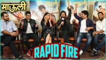 Rapid Fire With Team Mauli | Riteish Deshmukh | Saiyami Kher