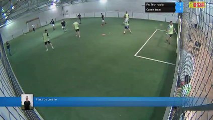 Faute de Juliano - Pro Tech habitat  Vs Carmel team - 13/12/18 19:00 - Ligue B - Poitiers Game Parc