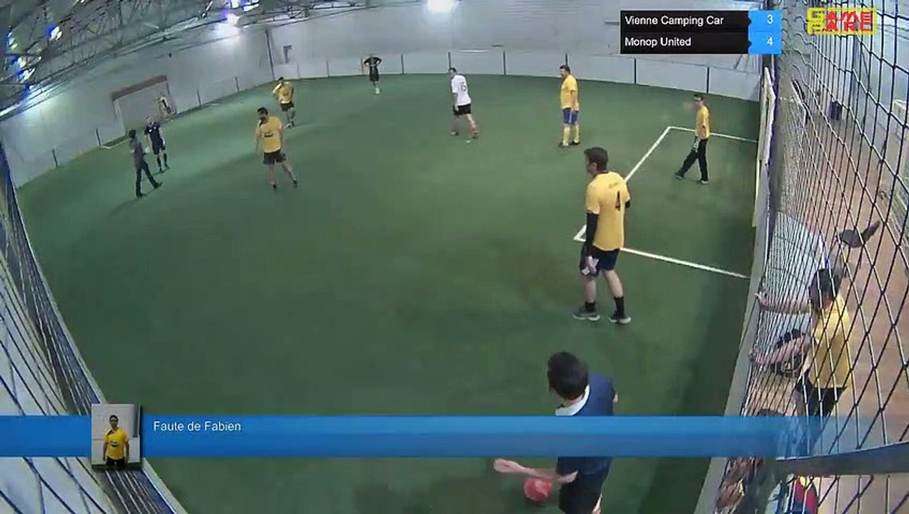 Faute de Fabien - Vienne Camping Car Vs Monop United - 13/12/18 20:00 - LIGUE 4 - Poitiers Game Parc