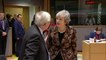 Theresa May and Jean-Claude Juncker caught on camera in tense exchange