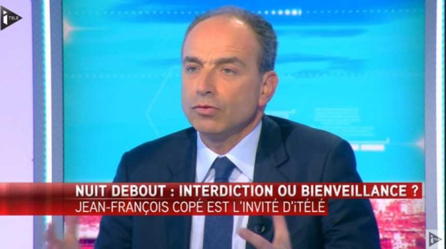 Méprisant et déconnecté, Copé est “choqué” par Nuit Debout sur iTELE