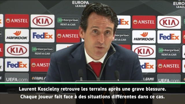Arsenal - Emery : Koscielny doit maintenant gagner en confiance