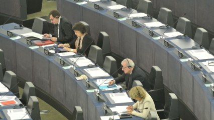 Intervención de Ramón Luis Valcárcel en el debate con el presidente de Chipre.