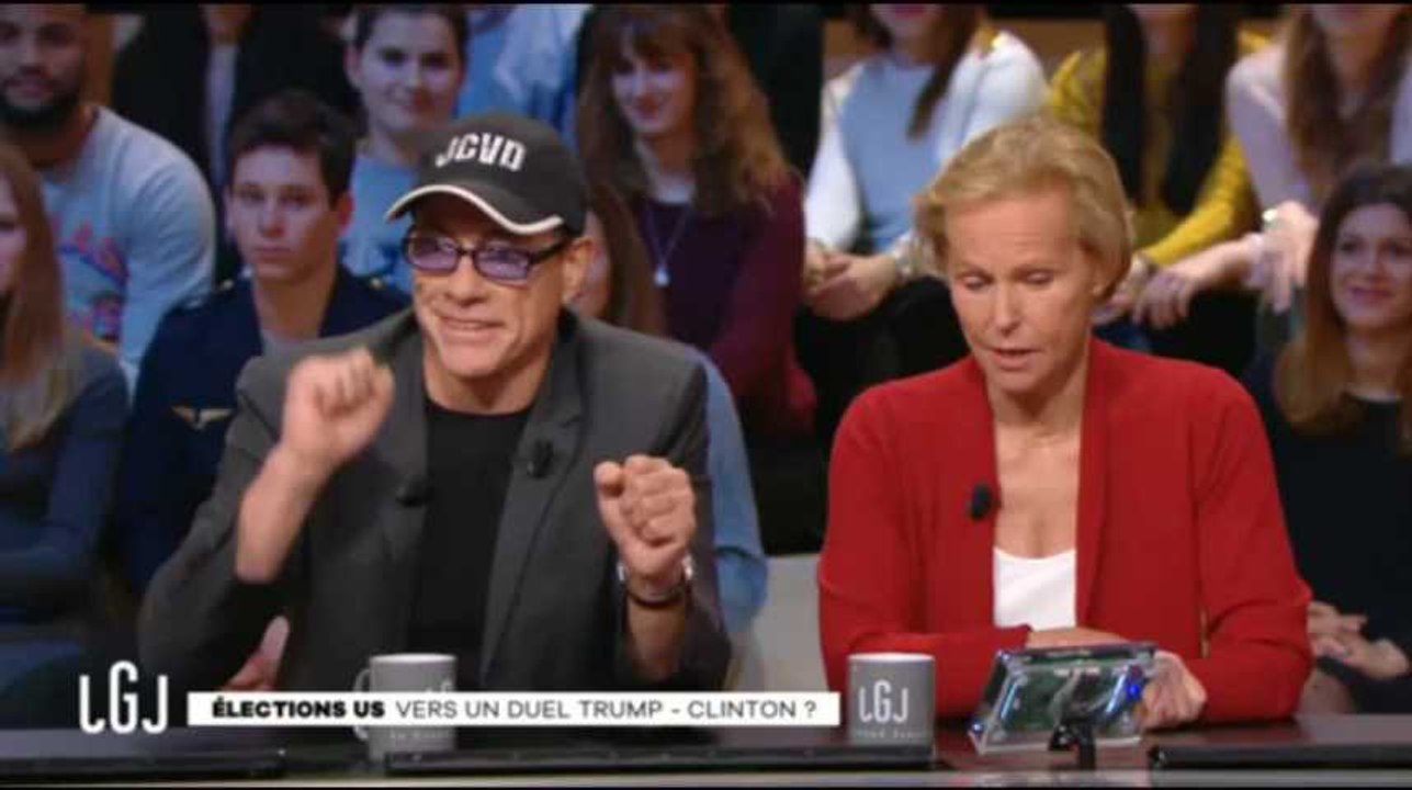 Van Damme, ingérable, donne des leçons à Ockrent et trolle “Le Grand Journal”