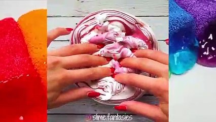 Satisfying Slime ️ #84 Crunchy | Clear | Flubber | Fluffy | Edible | Glitter Slime