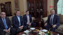 Dha Dış Dışişleri Bakanı Çavuşoğlu, Bakü'de Dünya Ahıska Türkleri Birliği Üyelerini Kabul Etti