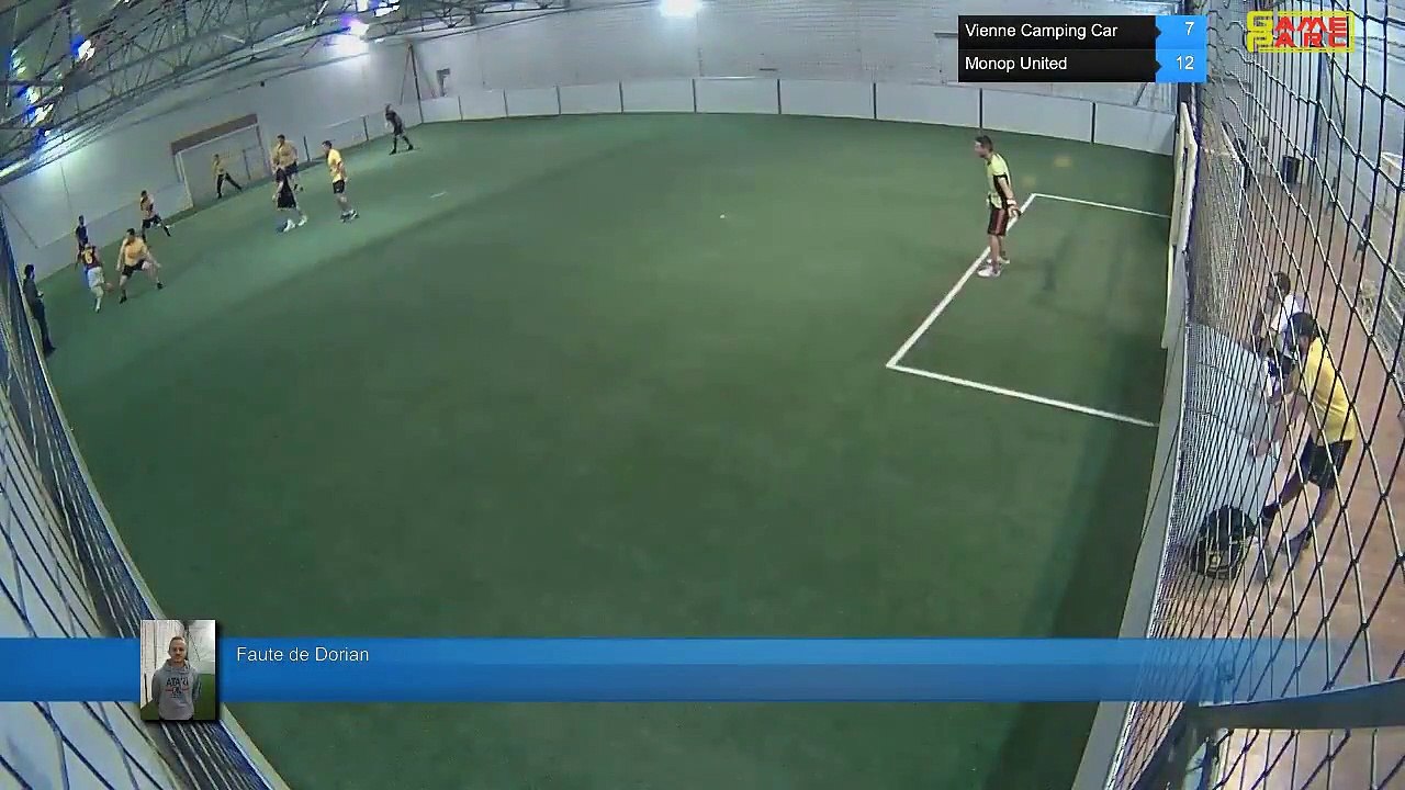 Faute de Dorian - Vienne Camping Car Vs Monop United - 13/12/18 20:00 - LIGUE 4 - Poitiers Game Parc