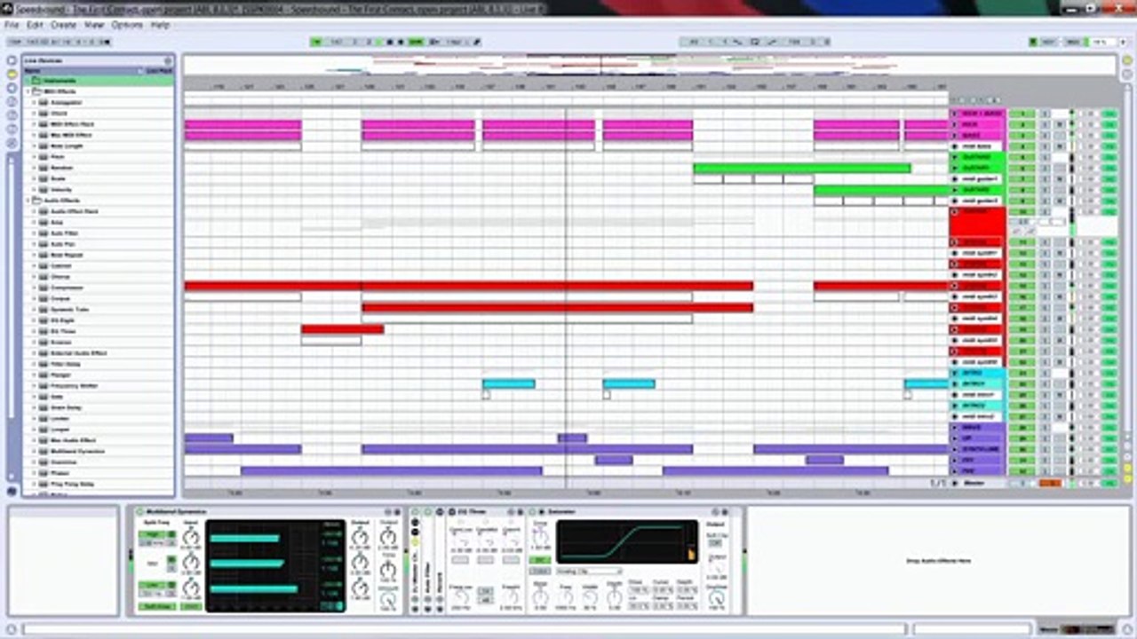 Ableton Live Psytrance Project @ The First Contact TEMPLATE Open Project