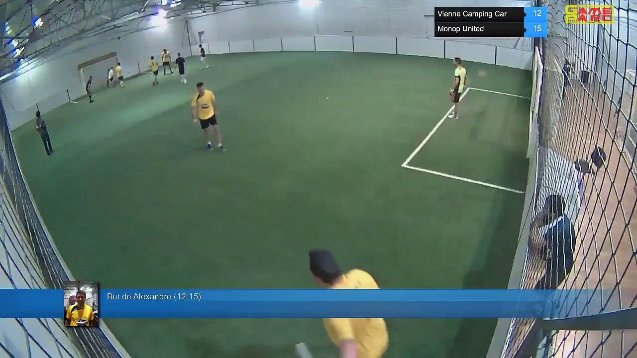 But de Alexandre (12-15) - Vienne Camping Car Vs Monop United - 13/12/18 20:00 - LIGUE 4