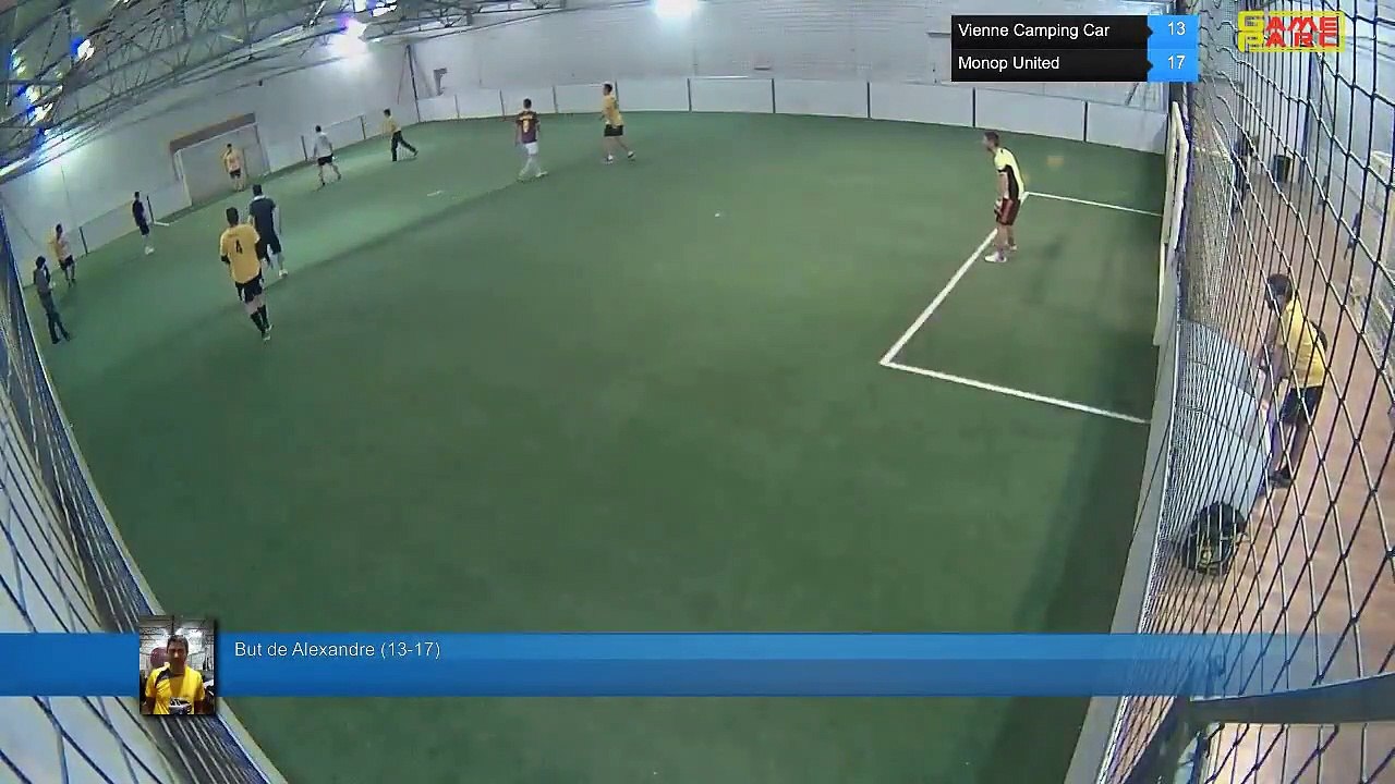 But de Alexandre (13-17) - Vienne Camping Car Vs Monop United - 13/12/18 20:00 - LIGUE 4