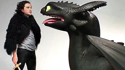 Quand JON SNOW flippe face à KROKMOU ! - DRAGONS 3 : Le Monde Caché