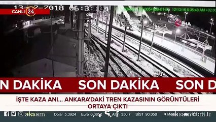 Ankara’daki tren kazasının görüntüleri ortaya çıktı