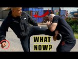 How to counter leg grab in self defense | Master Wong