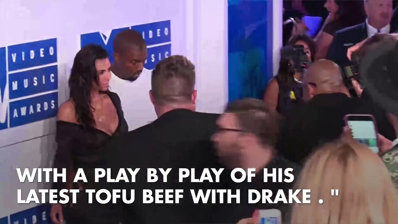 Kim Kardashian Tweets Defense Of Kanye West Tofu Beefing With Drake
