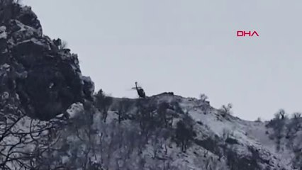 Tunceli'de, Mağarada Saklanan PKK'lı Teröristlere Operasyon-Ek