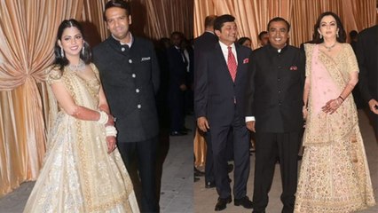 Isha Ambani Reception:  Newlywed makes GRAND Entry with Family; Watch Video | Boldsky
