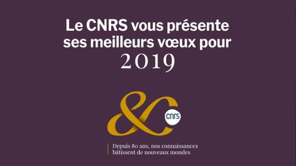 Le CNRS vous présente ses meilleurs voeux pour 2019