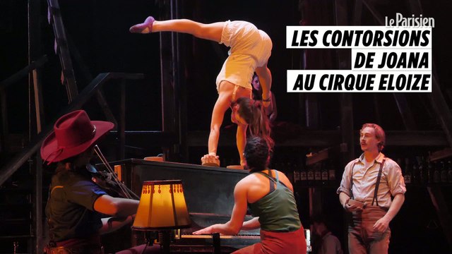 Joana, l'équilibriste du cirque Eloize, en tournée à Paris