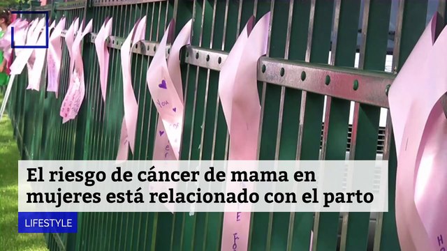 El riesgo de cáncer de mama en mujeres está relacionado con el parto