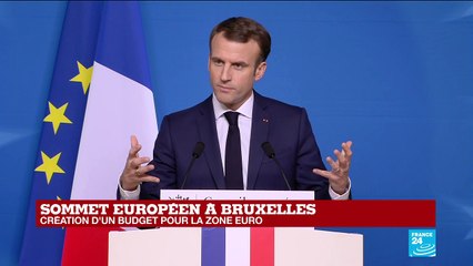 REPLAY -  Conférence de presse d'Emmanuel Macron à l'issue du sommet européen à Bruxelles