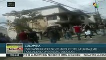 Estudiante pierde un ojo por represión del Esmad en Colombia