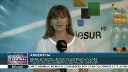Trabajadores judiciales argentinos cumplen primeras 24 horas de paro