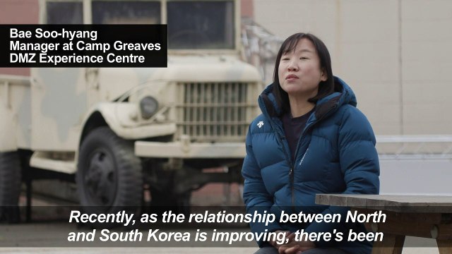 On the Korean border, a US base-turned-tourist attraction