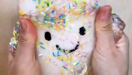 Crunchy sponge slime!! Satisfying slime Video!! #20. LOOPY SLIME