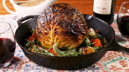 Vegetarians! You Need This Cabbage On Your Christmas Table
