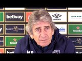 Manuel Pellegrini Full Pre-Match Press Conference - Fulham v West Ham - Premier League