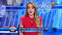 Informe de Controlaría por el uso de aviones presidenciales
