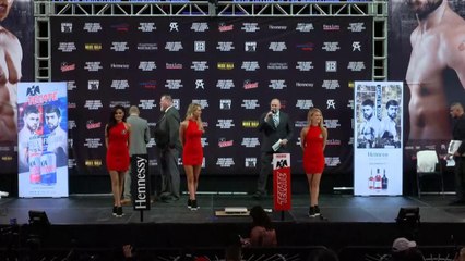 RYAN GARCIA VS BRAULIO RODRIGUEZ WEIGH IN