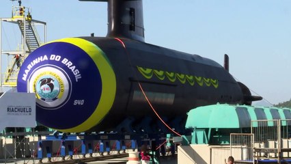 Brasil lanza moderno submarino de vigilancia de sus aguas