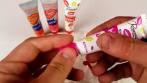 Lipstick Mixing Slime - Mixing Lipstick into Slime