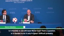 Wide support for 48-team World Cup at Qatar 2022 - Infantino