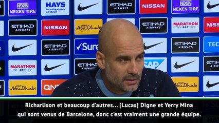 17e j. - Guardiola : "Everton est une grande équipe"