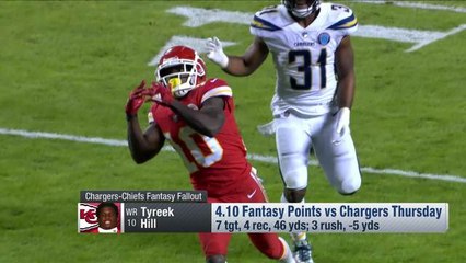 Fantasy fallout from Chargers-Chiefs on 'TNF' | NFL Fantasy Live