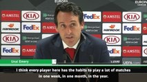 Arsenal have to rest players to focus on other matches - Emery