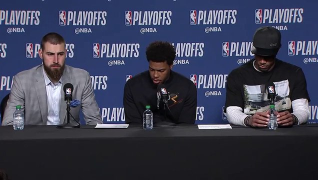 JV, Lowry & DeRozan postgame conference Wizards vs Raptors Game 5 April 25, 2018 NBA Playoffs