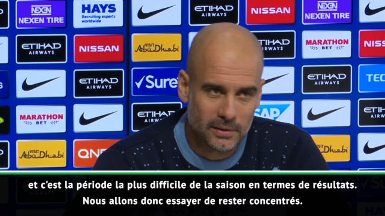 Man City - Guardiola : "Rester concentrés pendant la période de Noël"