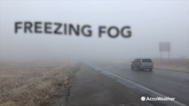 How freezing fog forms and the dangers they pose