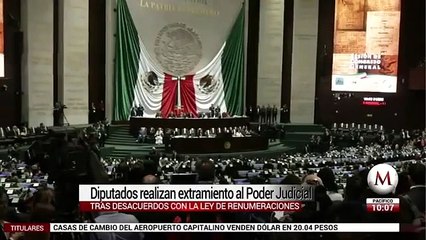 Diputados realizan extranamiento al Poder Judicial