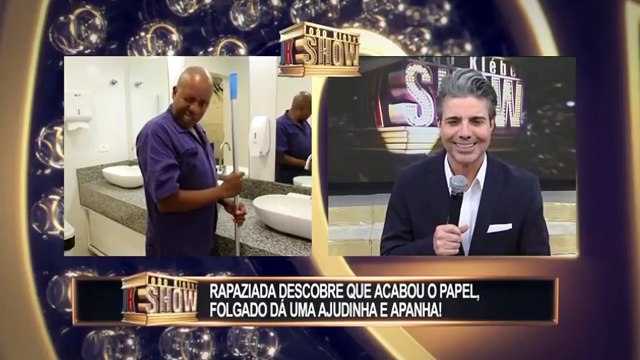 Pegadinhas #3 - Zelador de Banheiro Maluco! (João Kleber Show 'Rede TV' Toninho) HD
