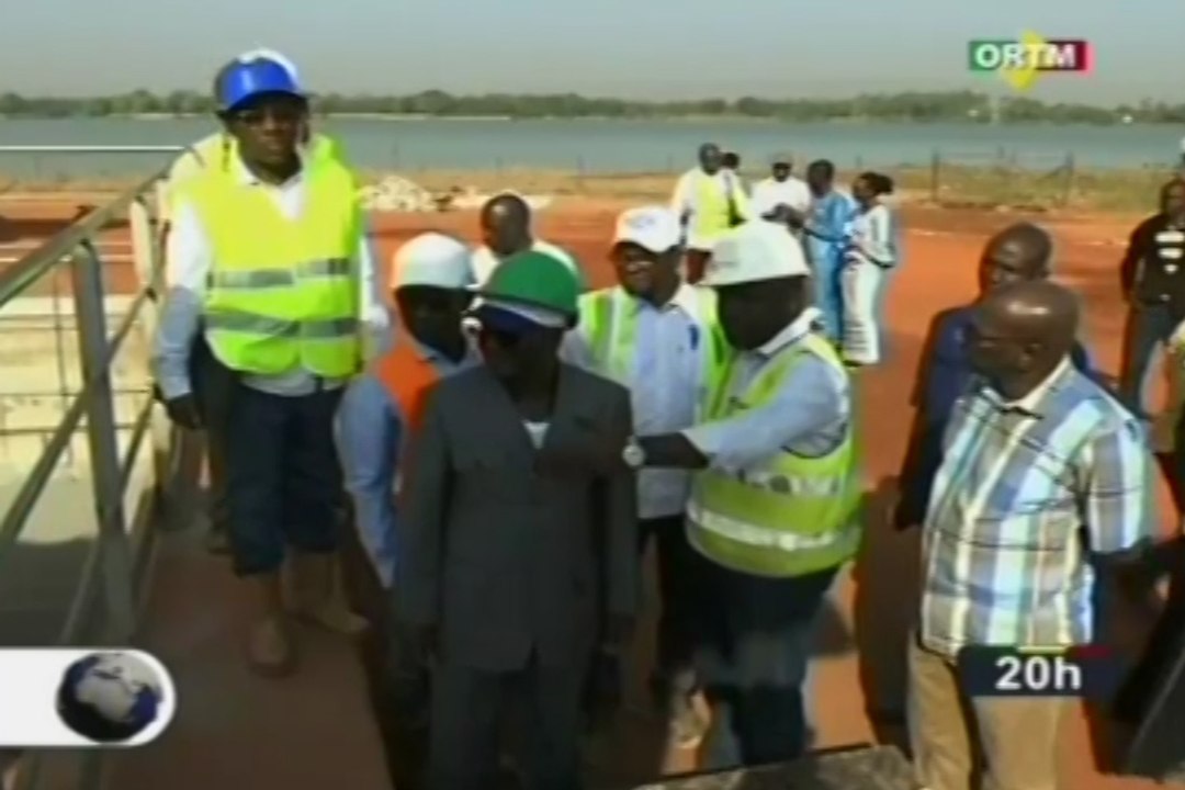 ORTM/Visite du Ministre de l’Energie et de l’Eau sur le chantier de Kabala pour l’alimentation en eau potable