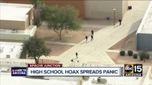 School threat hoax spreads panic at Apache Junction High School