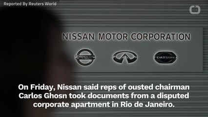 Nissan Says Reps For Ghosn Stole Docs From Rip Apartment