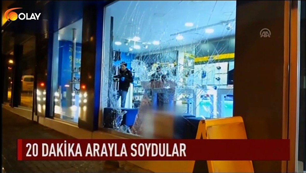 20 dakika arayla soydular